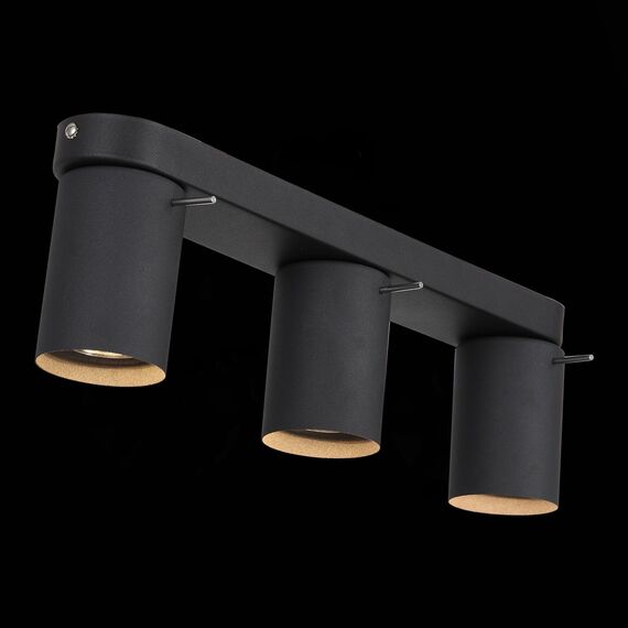 SL597.401.03 Спот ST-Luce Черный, Хром/Черный GU10 LED 3*3W Потолочные светильники, изображение 7