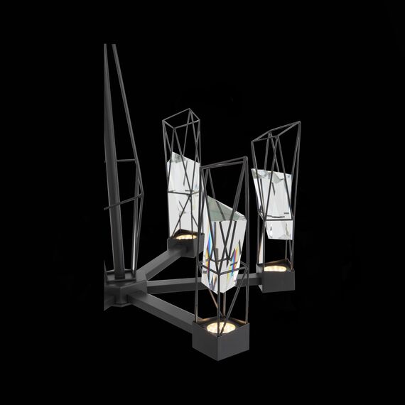 SL815.303.06 Люстра подвесная ST-Luce Серый графит/Серый графит, Прозрачный LED 6*8W 4000K PROGETTO, изображение 7