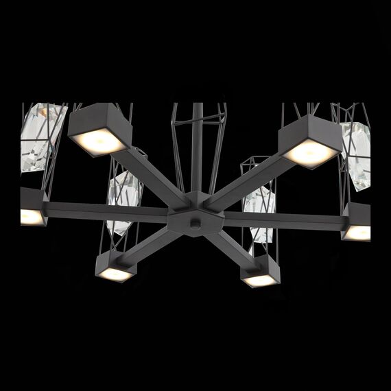 SL815.303.06 Люстра подвесная ST-Luce Серый графит/Серый графит, Прозрачный LED 6*8W 4000K PROGETTO, изображение 10