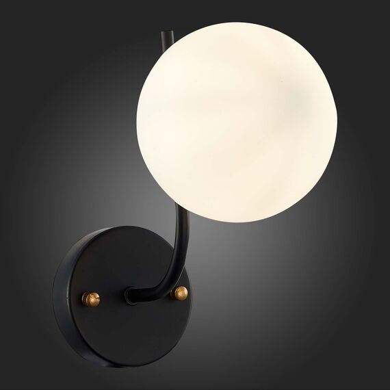 SLE1098-401-01 Светильник настенный Черный/Белый E27 1*60W CIANE, изображение 2