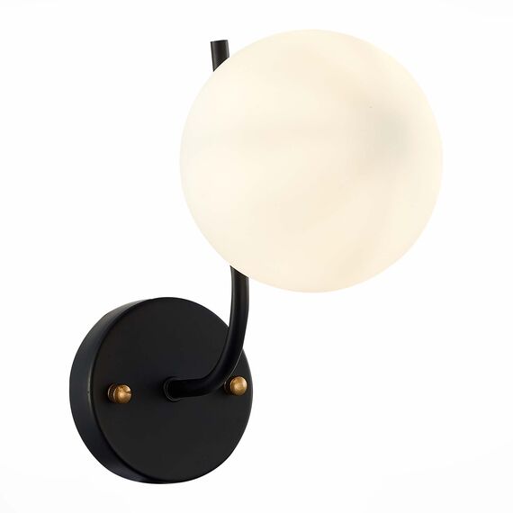 SLE1098-401-01 Светильник настенный Черный/Белый E27 1*60W CIANE, изображение 3