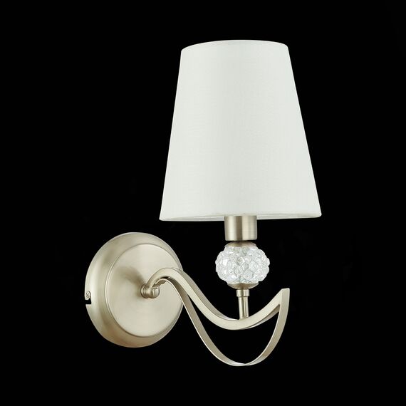 SLE111201-01 Светильник настенный Никель, прозрачный/Белый E14 1*40W BERGAMO, изображение 4