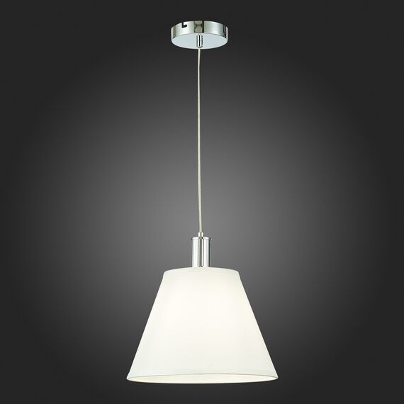 SLE111303-01 Подвес Хром/Белый E27 1*60W MONZA, изображение 2
