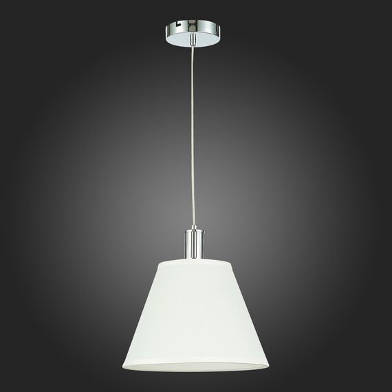 SLE111303-01 Подвес Хром/Белый E27 1*60W MONZA, изображение 5