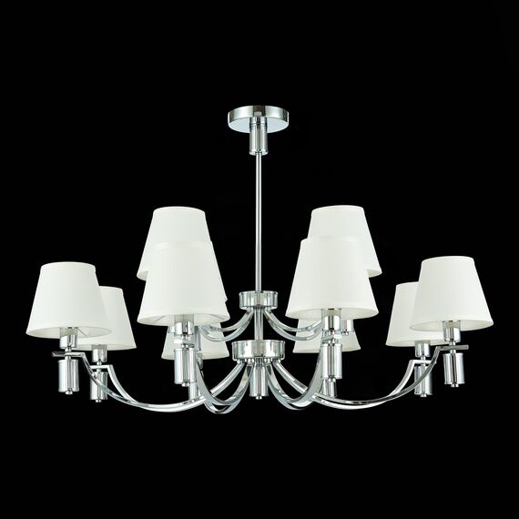 SLE111303-12 Светильник подвесной Хром/Белый E14 12*40W MONZA, изображение 4