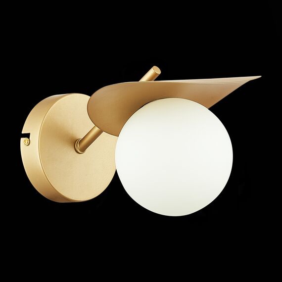 SLE220501-01 Светильник настенный Золотистый/Белый G9 1*5W BOLZANO, изображение 4