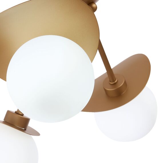 SLE220502-05 Светильник потолочный Золотистый/Белый G9 5*5W BOLZANO, изображение 5