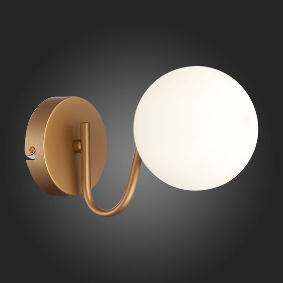 SLE220601-01 Светильник настенный Золотистый/Белый E14 1*40W CALABRIA, изображение 2