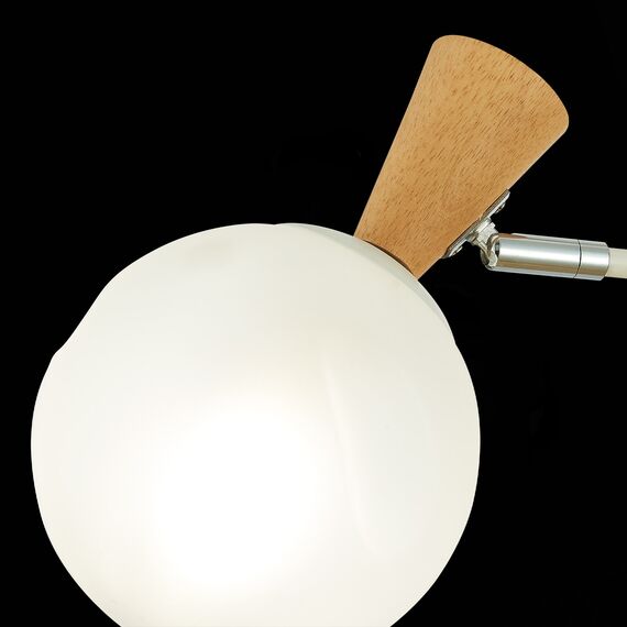 SLE220702-03 Светильник потолочный Белый, Светлое дерево/Белый E14 3*40W CATANIA, изображение 7