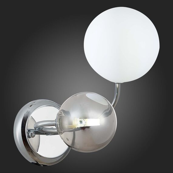 SLE220911-02 Светильник настенный Хром/Белый, Дымчатый G9 LED 2*5W FORMAE, изображение 2