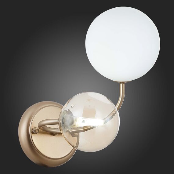 SLE220921-02 Светильник настенный Золотистый/Белый, Янтарный G9 LED 2*5W FORMAE, изображение 2