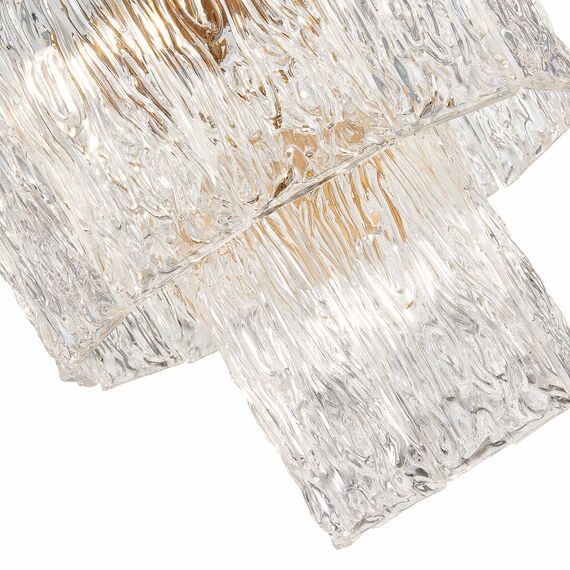 SLE283203-05 Светильник подвесной Золотистый/Прозрачный E27 5*40W RIDA, изображение 5