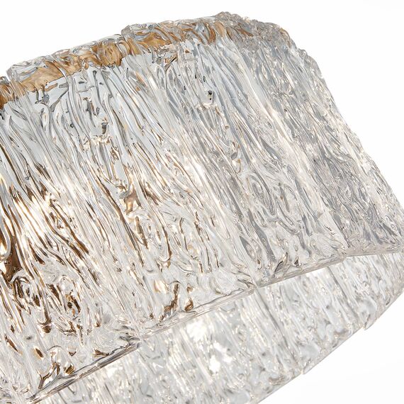 SLE283203-06 Светильник подвесной Золотистый/Прозрачный E27 6*40W RIDA, изображение 5