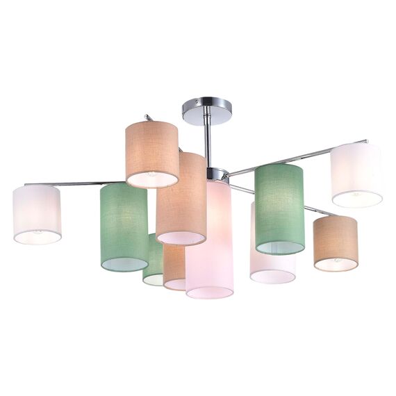 SLE300602-11 Светильник потолочный Хром/Белый, Бежевый, Зеленый E14 11*40W ESSENZA, изображение 3