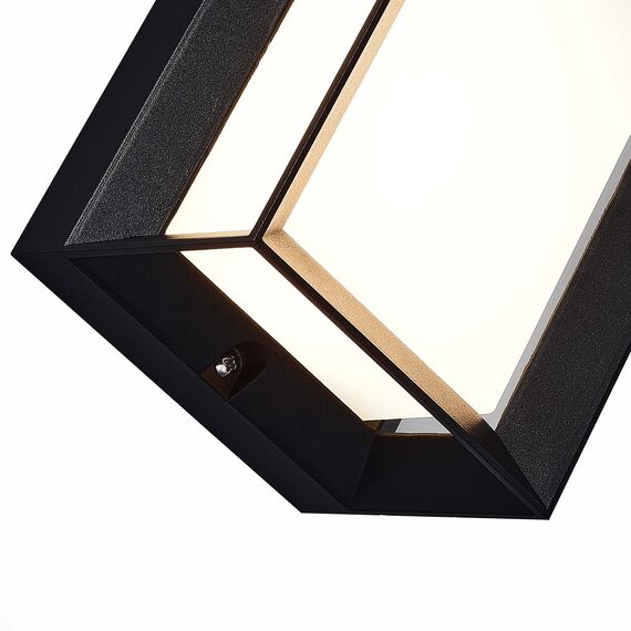 SL077.411.01 Светильник уличный настенный ST-Luce Черный/Белый LED 1*6W 3000K CUBISTA, изображение 7