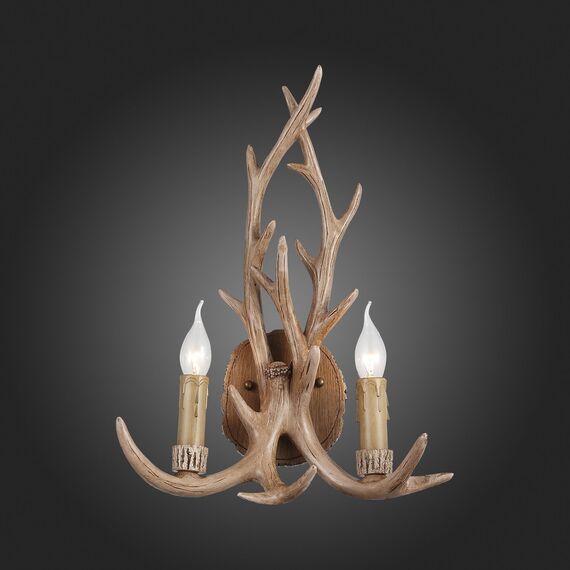 SL153.701.02 Бра ST-Luce Светло-Коричневый E14 2*40W RENNA, изображение 2