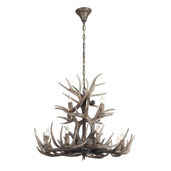 SL154.703.12 Люстра подвесная ST-Luce Серый E14 12*40W CORNA, изображение 3