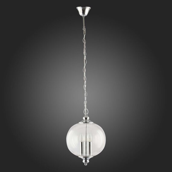 SL362.103.03 Светильник подвесной ST-Luce Хром/Прозрачный E14 3*60W LATERIA, изображение 2