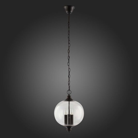 SL362.303.03 Светильник подвесной ST-Luce Черный/Прозрачный E14 3*60W LATERIA, изображение 2