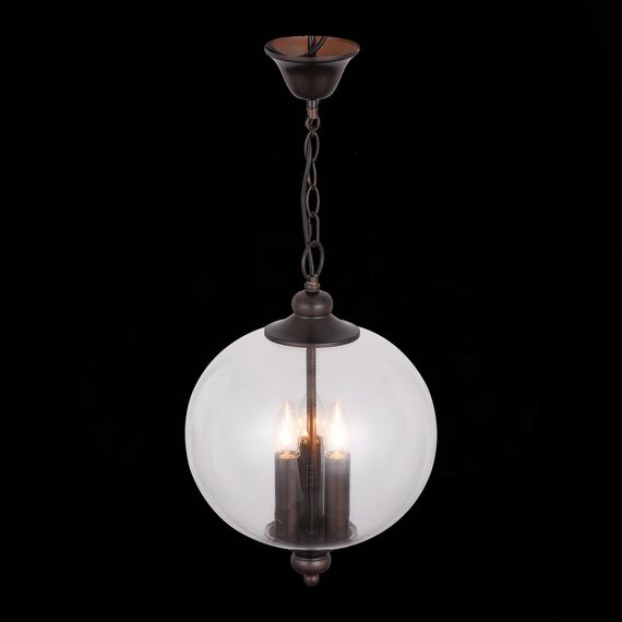 SL362.303.03 Светильник подвесной ST-Luce Черный/Прозрачный E14 3*60W LATERIA, изображение 4