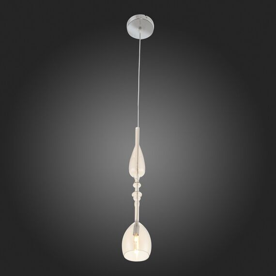 SL373.313.01 Подвес ST-Luce Хром/Янтарный G9 1*5W BRICHERE, изображение 2