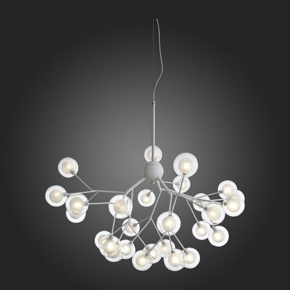 SL376.503.27 Люстра подвесная ST-Luce Белый/Белый,Прозрачный G4 LED 27*2W DEMELE, изображение 5