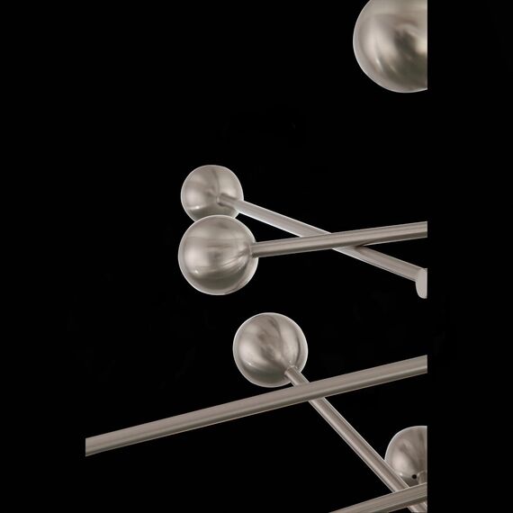 SL377.302.08 Люстра потолочная ST-Luce Никель/Прозрачный LED 8*4,5W 3000K GIACIO, изображение 4