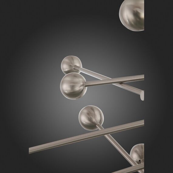 SL377.302.08 Люстра потолочная ST-Luce Никель/Прозрачный LED 8*4,5W 3000K GIACIO, изображение 5