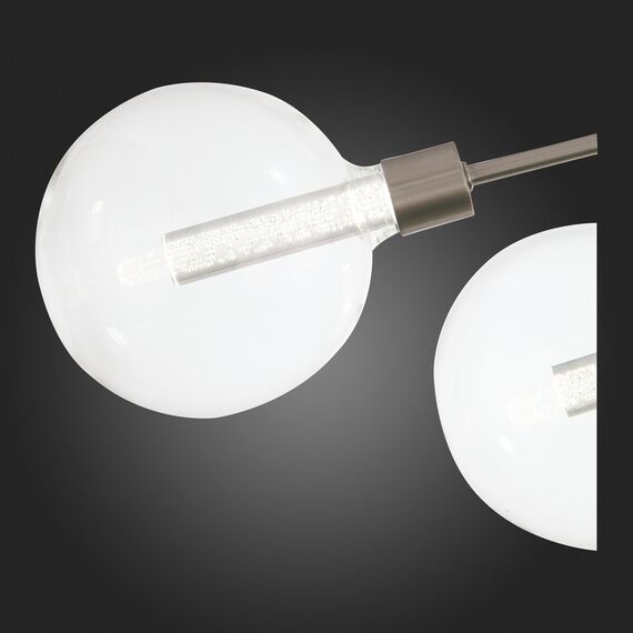 SL377.302.08 Люстра потолочная ST-Luce Никель/Прозрачный LED 8*4,5W 3000K GIACIO, изображение 8