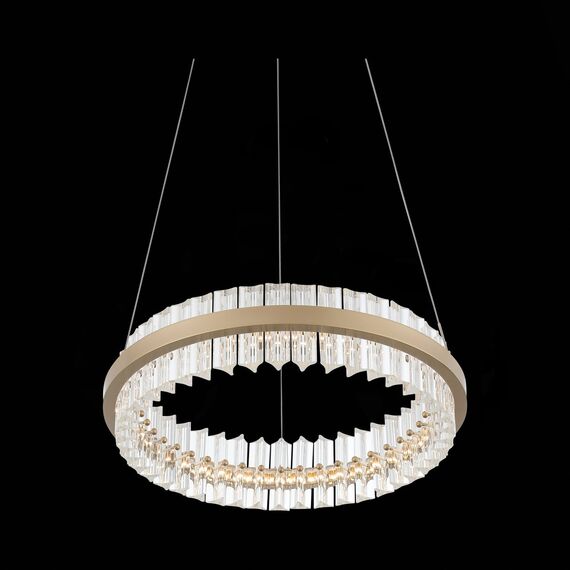 SL383.203.01 Светильник подвесной ST-Luce Золотистый/Золотистый, Прозрачный LED 1*34W 3000K CHERIO, изображение 4