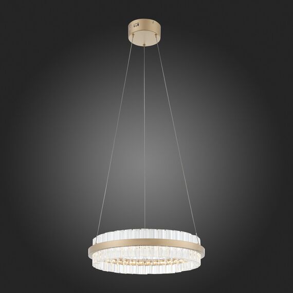SL383.203.01 Светильник подвесной ST-Luce Золотистый/Золотистый, Прозрачный LED 1*34W 3000K CHERIO, изображение 11