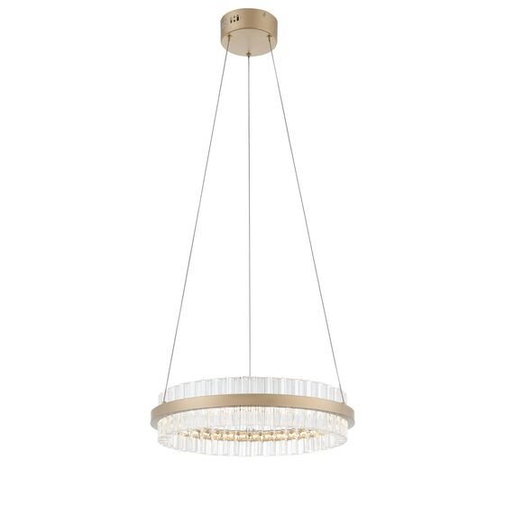 SL383.203.01 Светильник подвесной ST-Luce Золотистый/Золотистый, Прозрачный LED 1*34W 3000K CHERIO, изображение 12