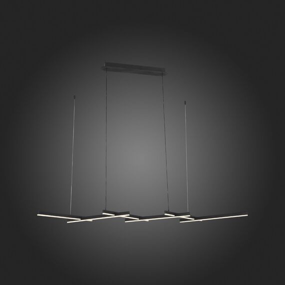 SL394.403.06 Люстра подвесная ST-Luce Черный/Белый LED 6*14W 4000K BASONI, изображение 2