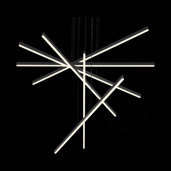 SL394.423.06 Люстра подвесная ST-Luce Черный/Белый LED 1*100W 4000K BASONI, изображение 4