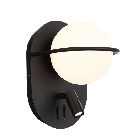 SL395.411.02 Бра ST-Luce Черный/Белый LED 1+1*8+3W 4000K DONOLO, изображение 3