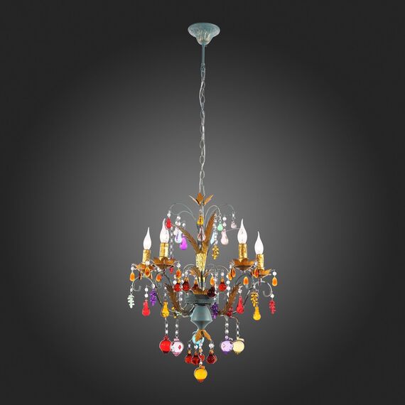 SL426.763.05 Люстра подвесная ST-Luce Разноцветный E14 5*40W JOANNA, изображение 2