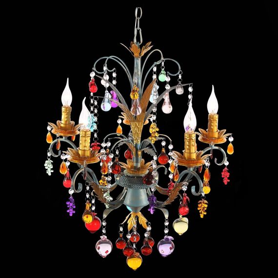 SL426.763.05 Люстра подвесная ST-Luce Разноцветный E14 5*40W JOANNA, изображение 4