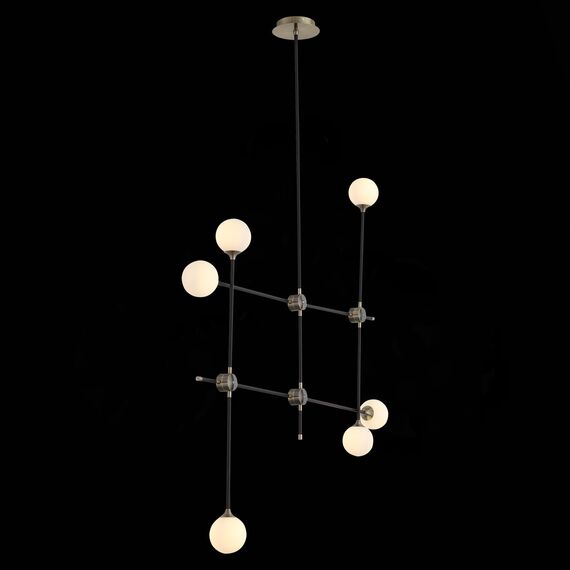 SL429.403.06 Светильник подвесной ST-Luce Черный, Золото/Белый G9 6*5W BASTONCINO, изображение 4