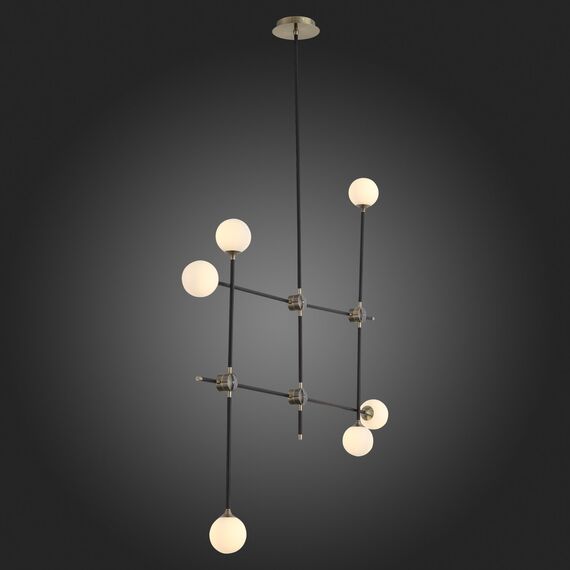 SL429.403.06 Светильник подвесной ST-Luce Черный, Золото/Белый G9 6*5W BASTONCINO, изображение 5