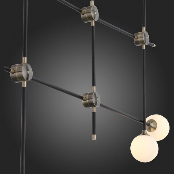 SL429.403.06 Светильник подвесной ST-Luce Черный, Золото/Белый G9 6*5W BASTONCINO, изображение 8