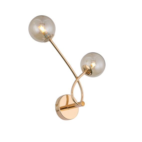 SL435.201.02 Бра ST-Luce Золотистый/Коньячный G9 2*3W PARLLAONE, изображение 3