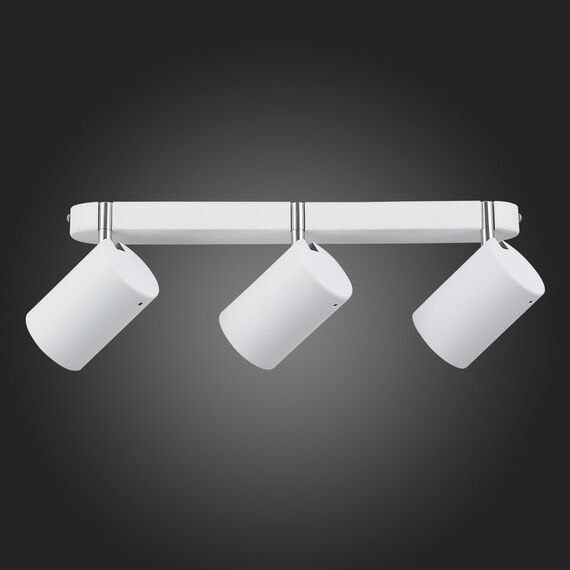 SL597.501.03 Спот ST-Luce Белый, Хром/Белый GU10 LED 3*3W Потолочные светильники, изображение 5