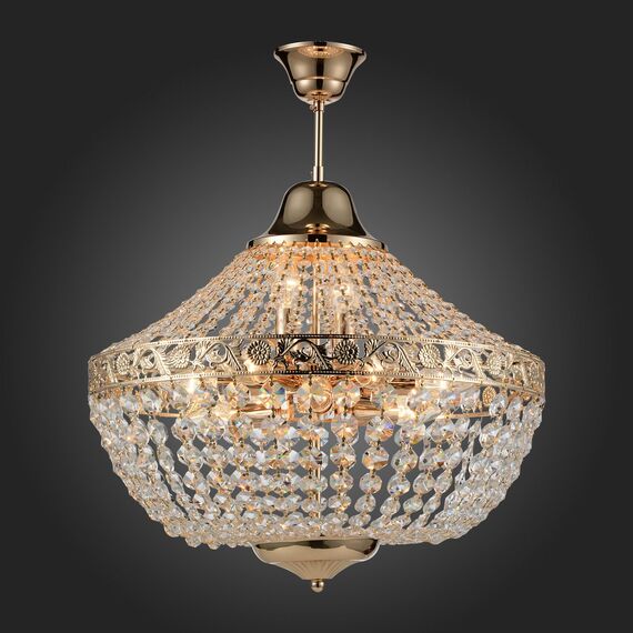 SL669.203.11 Люстра подвесная ST-Luce Французское золото/Прозрачный E14 11*40W ANTICATO, изображение 2