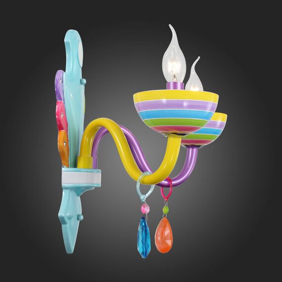 SL672.781.02 Бра ST-Luce Разноцветный/Разноцветный E14 2*40W ORNATO, изображение 8