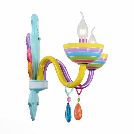 SL672.781.02 Бра ST-Luce Разноцветный/Разноцветный E14 2*40W ORNATO, изображение 9