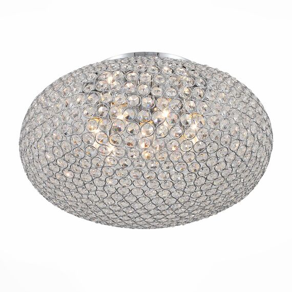 SL753.102.08 Люстра потолочная ST-Luce Хром/Хром, Прозрачный E14 8*40W CALATA, изображение 6