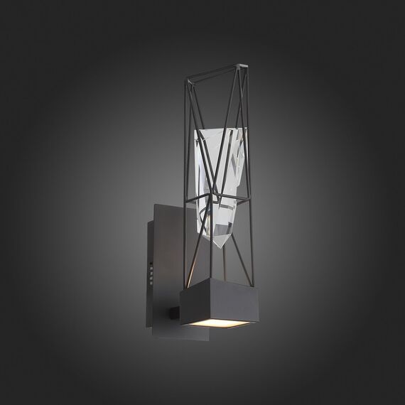 SL815.301.01 Бра ST-Luce Серый графит/Серый графит, Прозрачный LED 1*6W 4000K PROGETTO, изображение 2