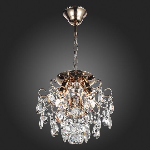 SL846.202.03 Люстра подвесная ST-Luce Золотистый/Прозрачный E14 3*40W ORECCHINI, изображение 11