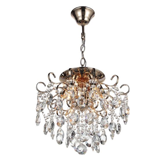 SL846.202.06 Люстра подвесная ST-Luce Золотистый/Прозрачный E14 6*40W ORECCHINI, изображение 9