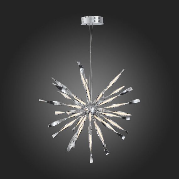 SL927.113.24 Люстра подвесная ST-Luce Хром/Хром, Белый LED 1*100W 4000K RAGGIO, изображение 2